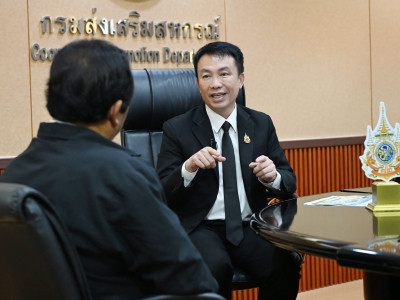 อธิบดีกรมส่งเสริมสหกรณ์ ร่วมบันทึกเทปสัมภาษณ์ในรายการ ... พารามิเตอร์รูปภาพ 12