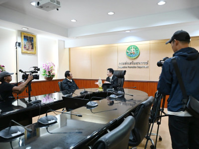 อธิบดีกรมส่งเสริมสหกรณ์ ร่วมบันทึกเทปสัมภาษณ์ในรายการ ... พารามิเตอร์รูปภาพ 5