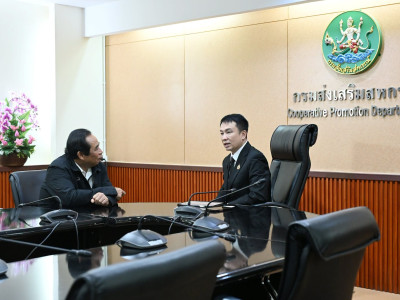 อธิบดีกรมส่งเสริมสหกรณ์ ร่วมบันทึกเทปสัมภาษณ์ในรายการ ... พารามิเตอร์รูปภาพ 8