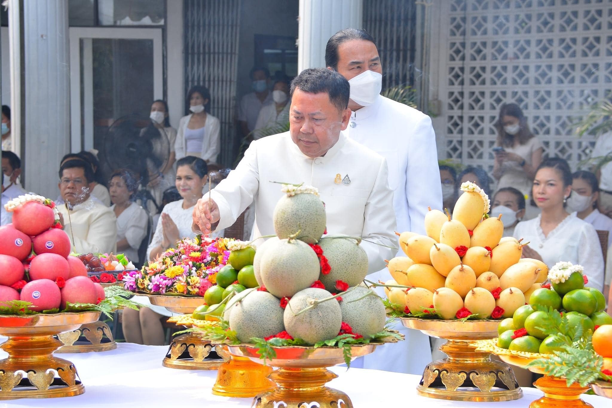 พิธีบวงสรวงคันไถในงานพระราชพิธีพืชมงคลจรดพระนังคัลแรกนาขวัญ ... พารามิเตอร์รูปภาพ 1