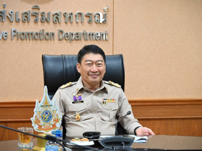 อธิบดีกรมส่งเสริมสหกรณ์ ให้การต้อนรับ นายทวีสุข ... พารามิเตอร์รูปภาพ 1