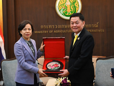 นายถาวร ทันใจ รองปลัดกระทรวงเกษตรและสหกรณ์ ให้การต้อนรับ ... พารามิเตอร์รูปภาพ 27