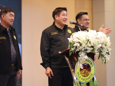 รองอธิบดีกรมส่งเสริมสหกรณ์และเจ้าหน้าที่สำนักงานสหกรณ์จังหวัดยะลา ร่วมให้การต้อนรับ ร้อยเอก ธรรมนัส พรหมเผ่า รองนายกรัฐมนตรี และรัฐมนตรีว่าการกระทรวงเกษตรและสหกรณ์ ในการลงพื้นที่ตรวจราชการจังหวัดยะลา ... พารามิเตอร์รูปภาพ 12