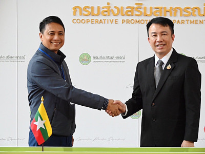 อธิบดีกรมส่งเสริมสหกรณ์ ให้การต้อนรับ และพบปะพูดคุยกับ Mr. ... พารามิเตอร์รูปภาพ 4