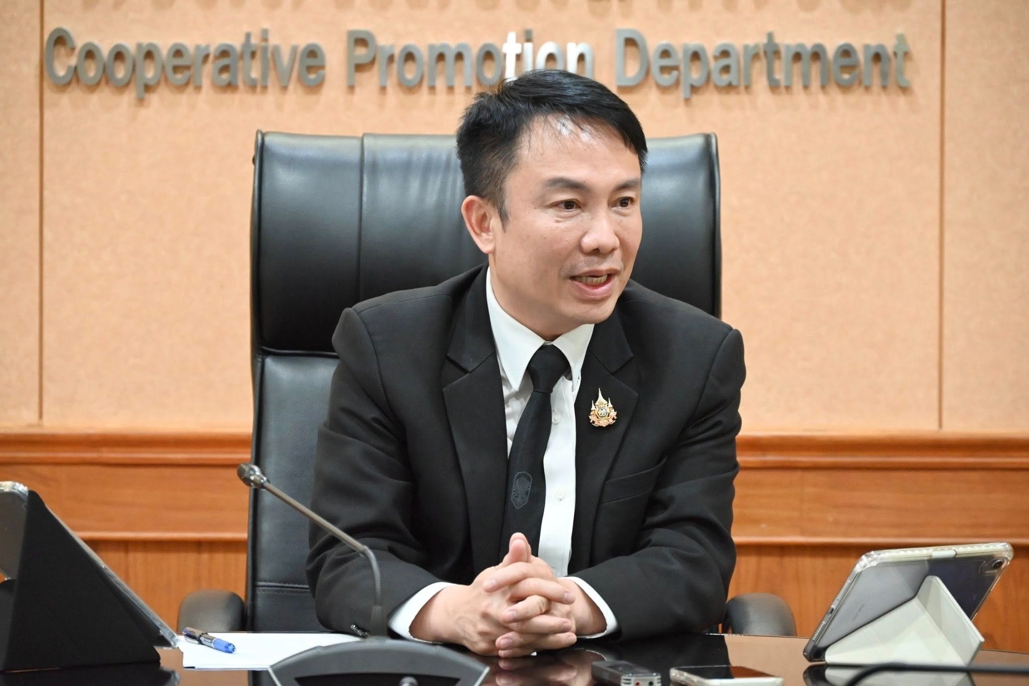 อธิบดีกรมส่งเสริมสหกรณ์ ให้สัมภาษณ์ ในประเด็น ... พารามิเตอร์รูปภาพ 1