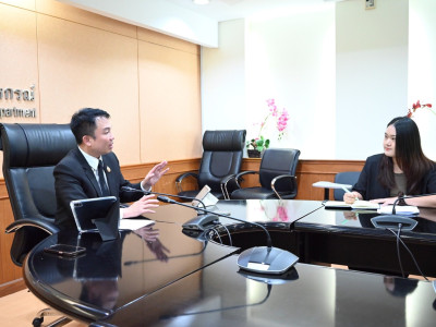 อธิบดีกรมส่งเสริมสหกรณ์ ให้สัมภาษณ์ ในประเด็น ... พารามิเตอร์รูปภาพ 4