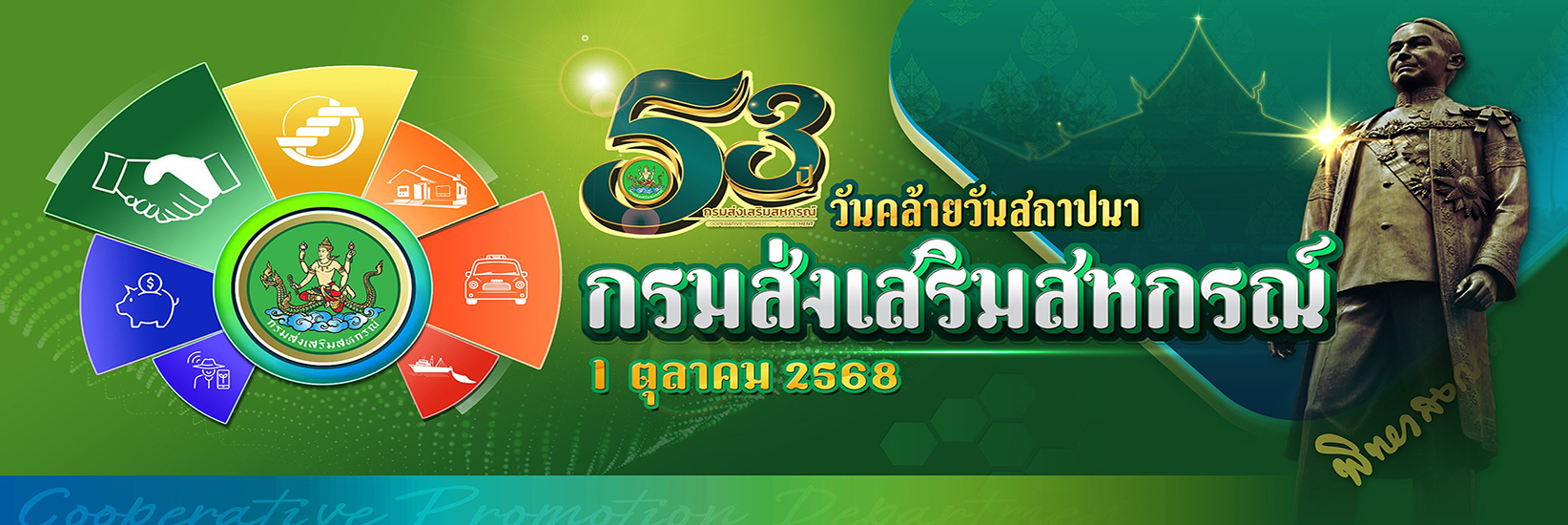 วันคล้ายวันสถาปนากรมส่งเสริมสหกรณ์